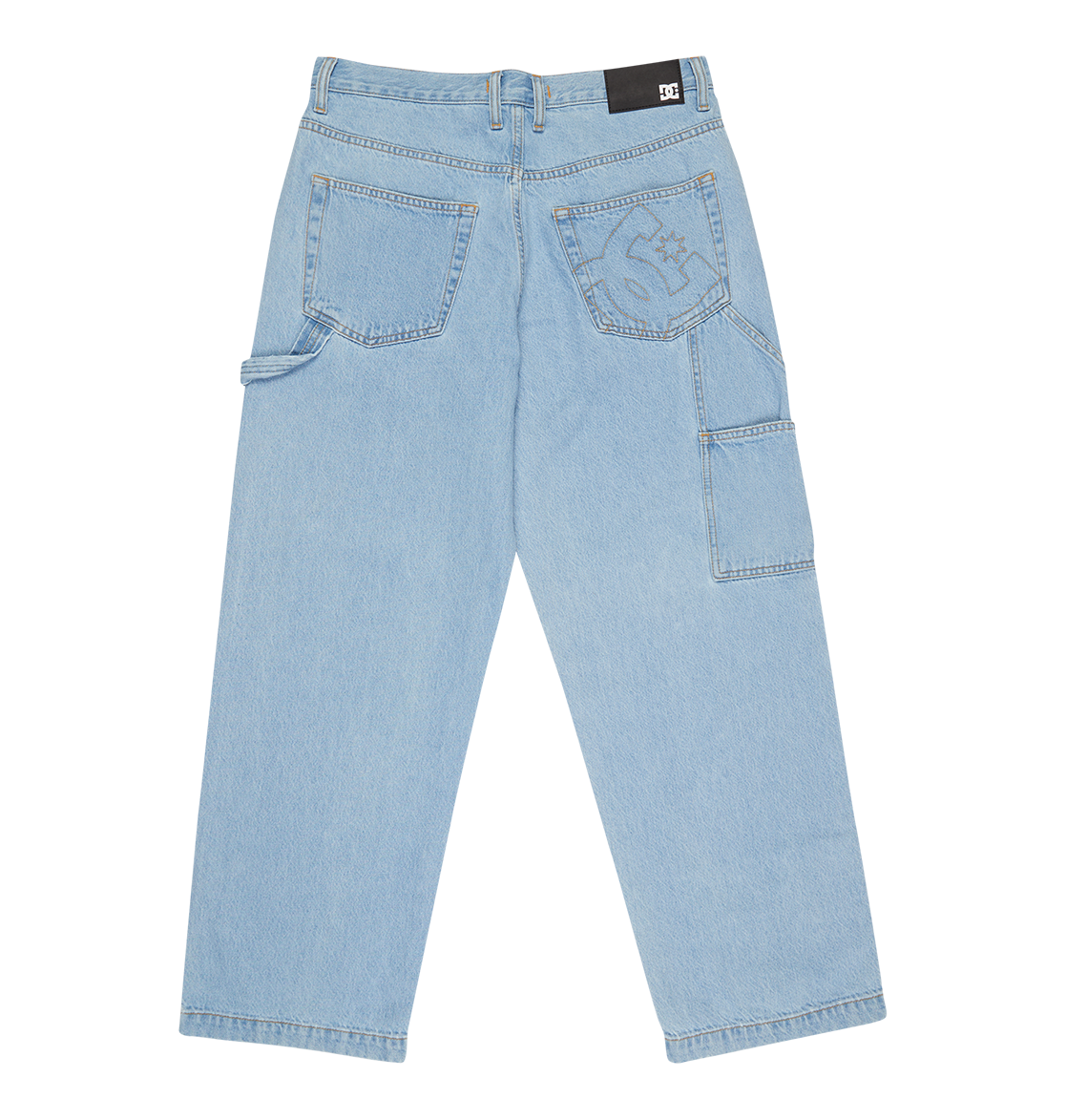 Men's Baggy Denim Carpenter Pants - Image 5