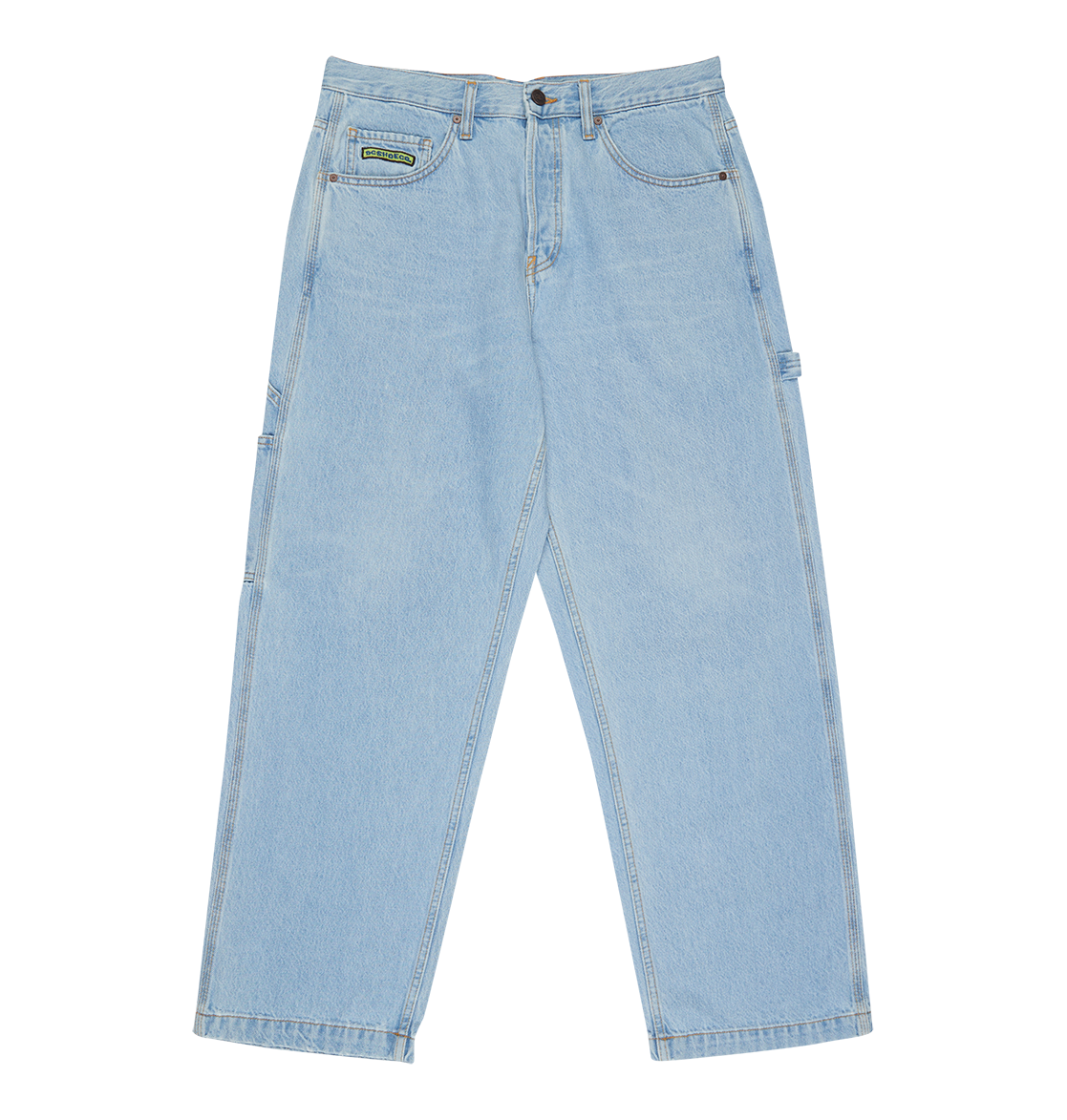 Men's Baggy Denim Carpenter Pants - Image 4