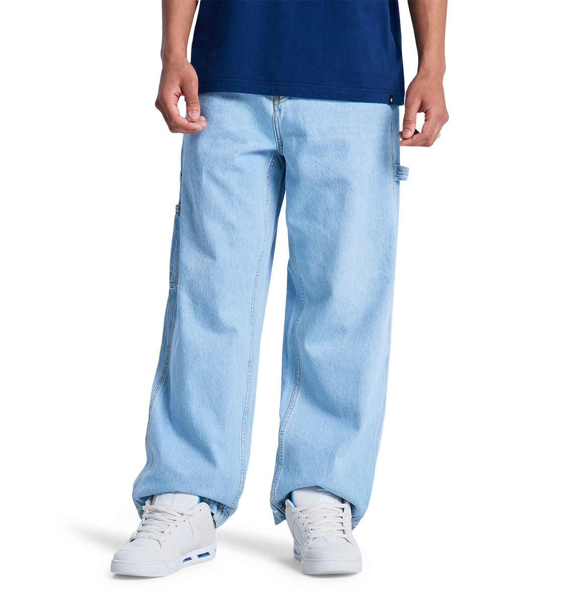 Men's Baggy Denim Carpenter Pants - Image 3