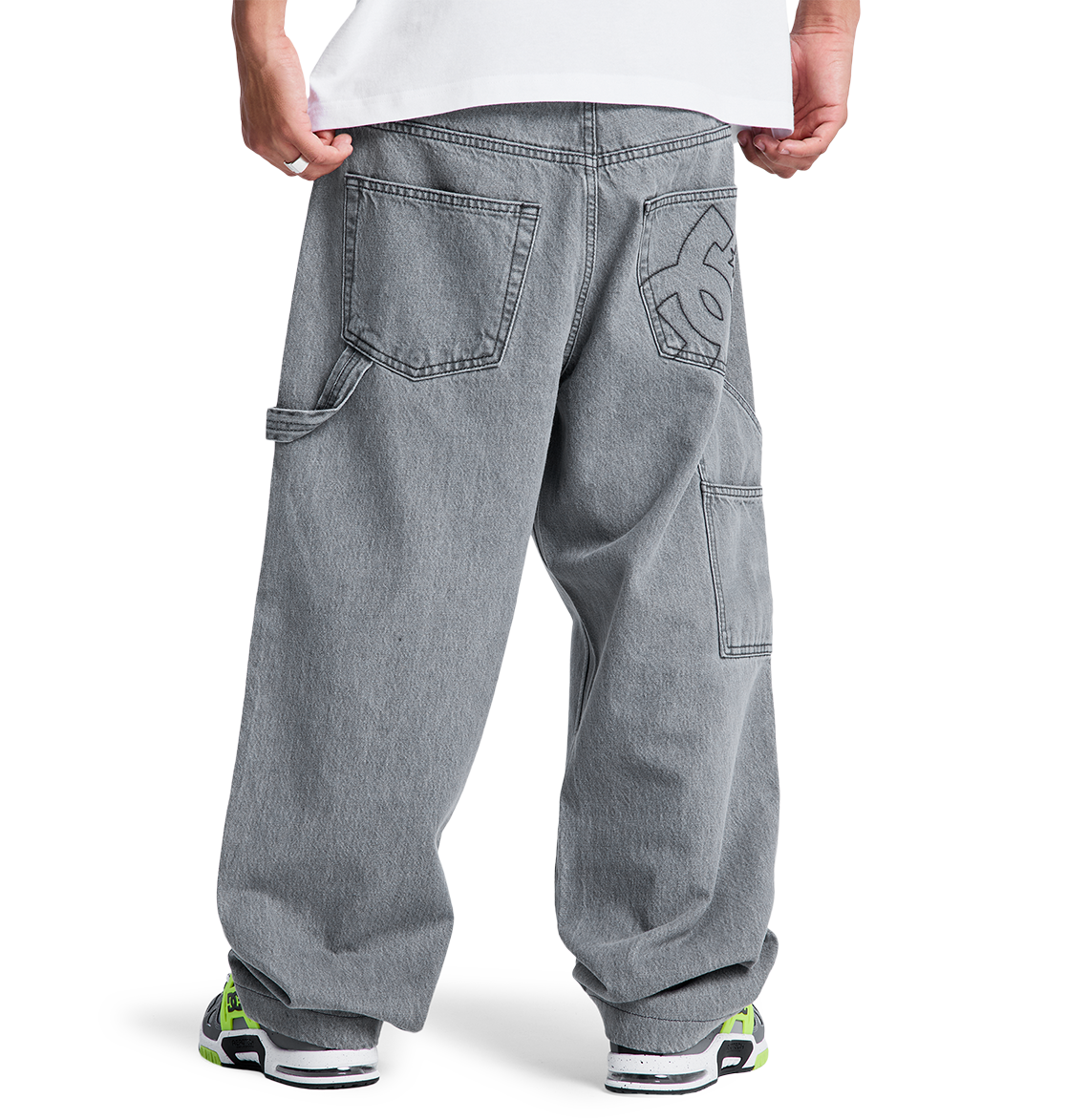 Men's Baggy Denim Carpenter Pants - Image 7