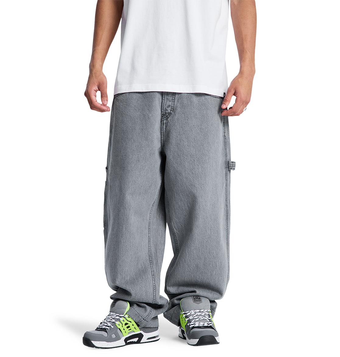 Men's Baggy Denim Carpenter Pants - Image 3